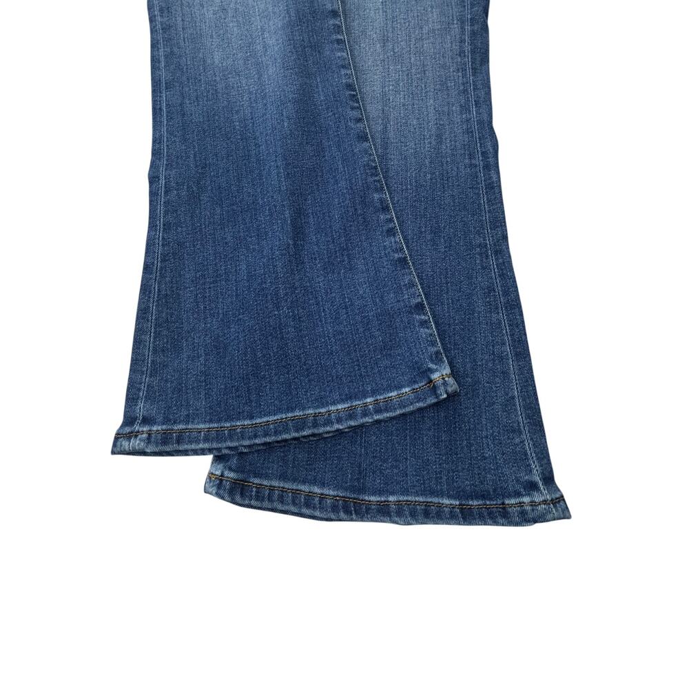 FRAME Denim Le Crop Mini Boot Size 29 Poe Blue - Picture 6 of 6